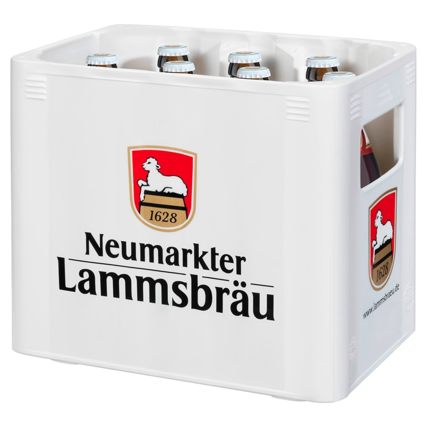 Neumarkter Lammsbräu Bio Dunkle Weiße alkoholfrei 10x0,5l
